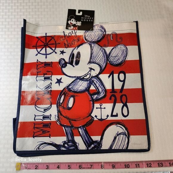Disney Legacy Mickey Mouse Tote Bag New With Tags - Picture 1 of 5